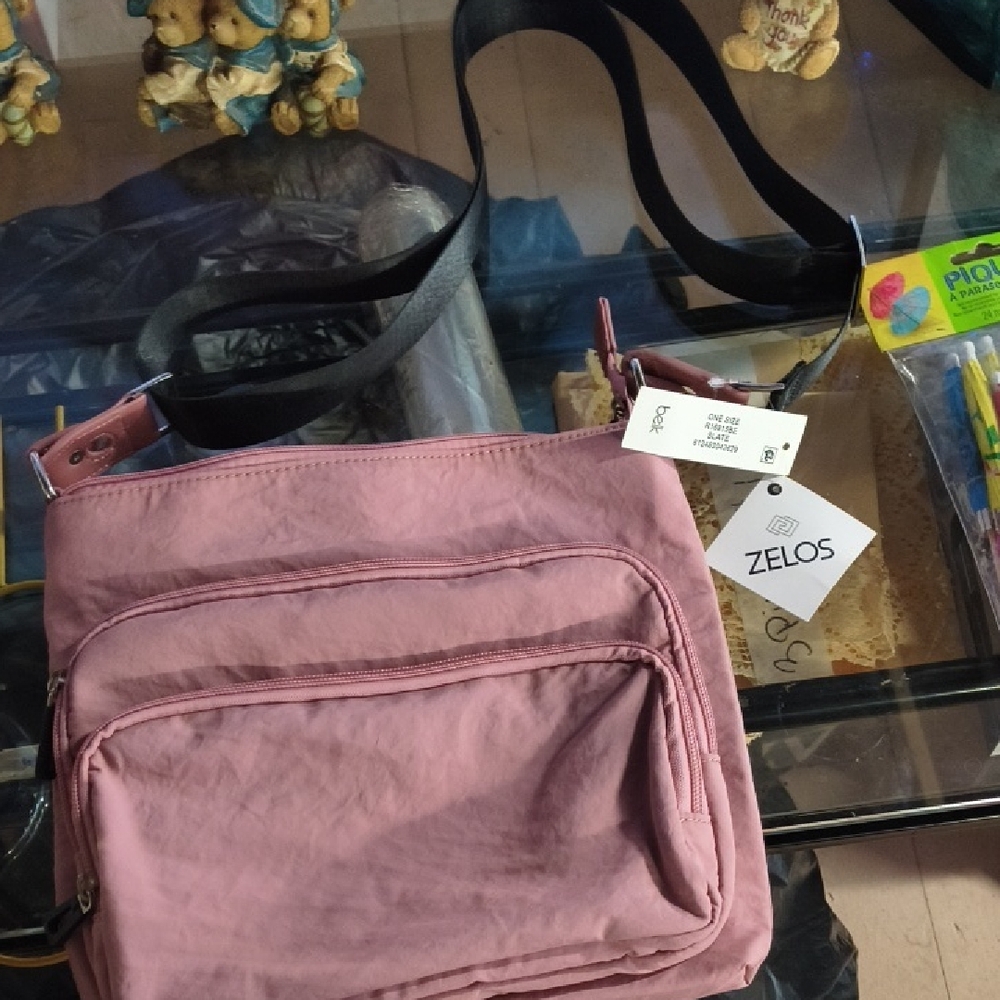 ZELOS Dusty Rose Crossbody Bag